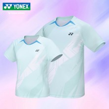 2024新款YONEX尤尼克斯羽毛球服短袖110174BCR 男女款羽毛球服短袖